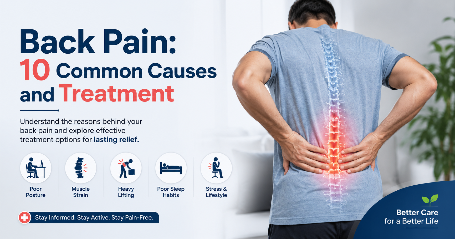 Back pain causes and treatments explained